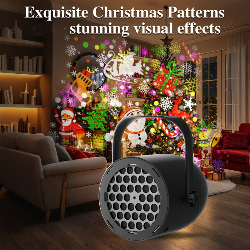 📢LAST DAY SALE ONLY 🔥🎅【🎁Best Christmas Gift🎁】🎄16-Pattern USB Christmas Projector Light