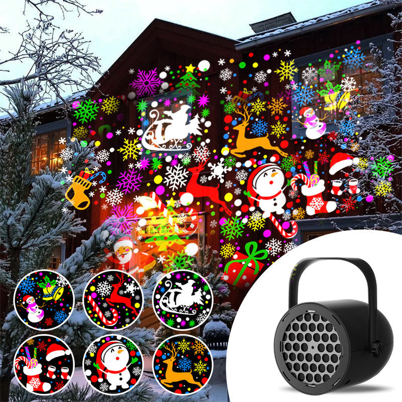 📢LAST DAY SALE ONLY 🔥🎅【🎁Best Christmas Gift🎁】🎄16-Pattern USB Christmas Projector Light