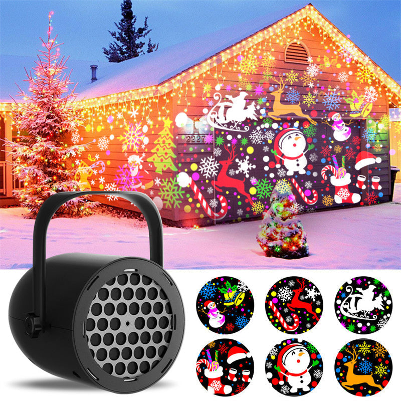 📢LAST DAY SALE ONLY 🔥🎅【🎁Best Christmas Gift🎁】🎄16-Pattern USB Christmas Projector Light