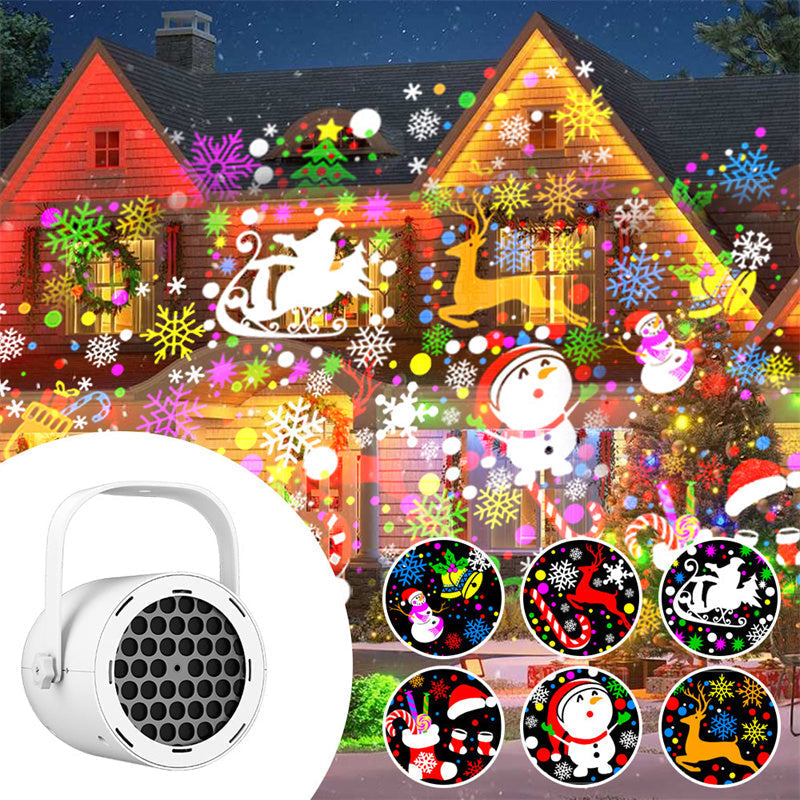 📢LAST DAY SALE ONLY 🔥🎅【🎁Best Christmas Gift🎁】🎄16-Pattern USB Christmas Projector Light